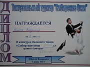 2005г. Танцевальный турнир "Сибирские огни"